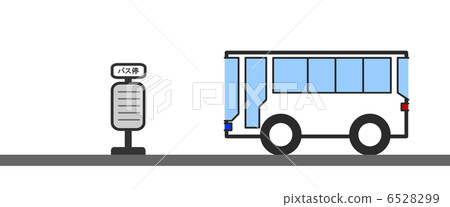 Bus stop and bus 6528299