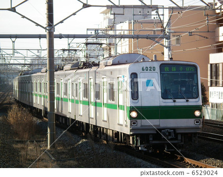 Chiyoda Line 6000 Shin Matsudo Station Stock Photo