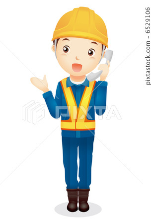 Male worker illustration 6529106
