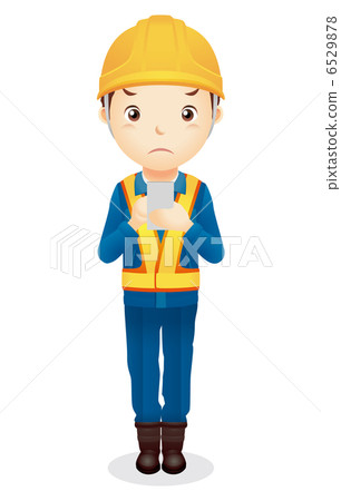 Male worker illustration Male worker illustration 6529878