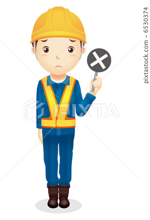 Male worker illustration Male worker illustration 6530374
