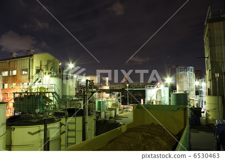 Factory night scene 6530463