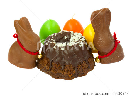 easter  bunnies with eggs 6530554