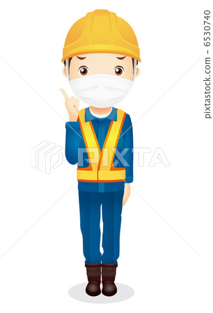 Male worker illustration Male worker illustration 6530740