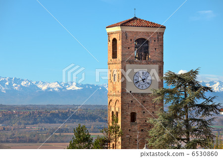 Old belfry. Santa Vittoria D'Alba, Italy. Old belfry. Santa Vittoria D'Alba, Italy. 6530860