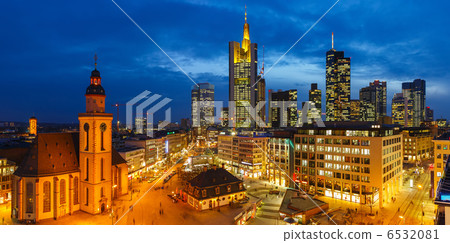 Frankfurt at night Frankfurt at night 6532081