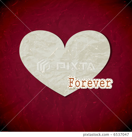 Vector Vintage Valentine's Card Vector Vintage Valentine's Card 6537047