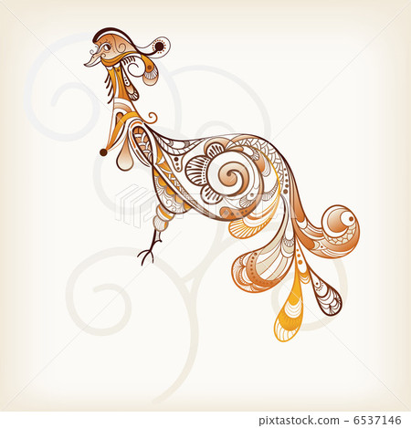 vector abstract peacock 6537146