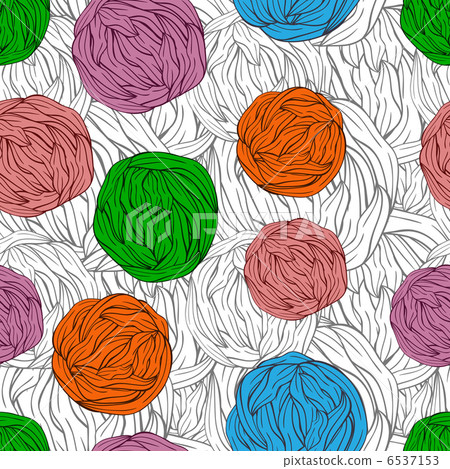 bright tangles on seamless monochrome background bright tangles on seamless monochrome background 6537153