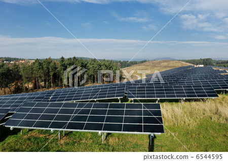 solar panel renewable energy field solar panel renewable energy field 6544595