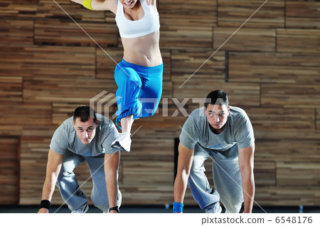 young adults group in fitness club young adults group in fitness club 6548176