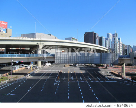 東京飯田橋十字路口 東京飯田橋十字路口 6548654
