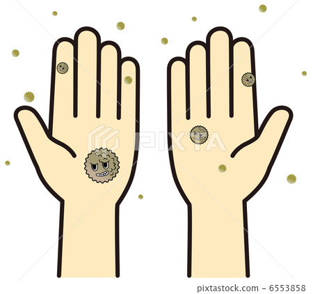 Hand Palm (mold bacteria) B-6 6553858