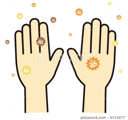 Hand of the hand (mold bacteria) B-11 6553877