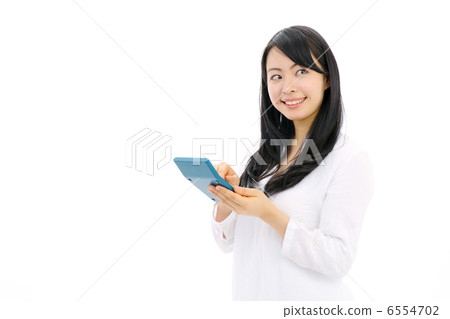 Woman with a calculator Woman with a calculator 6554702