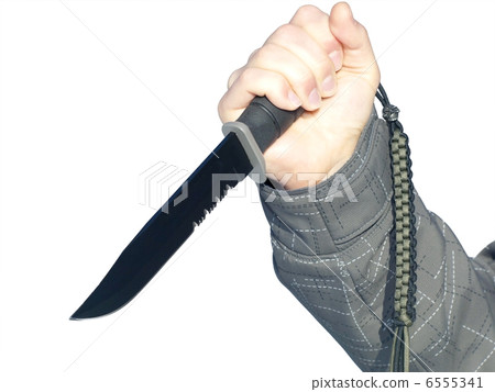 holding a knife holding a knife 6555341