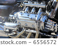 Brilliance of motorcycle engine silver 6556572