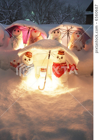 雪人垂直肖像 雪人垂直肖像 6560687