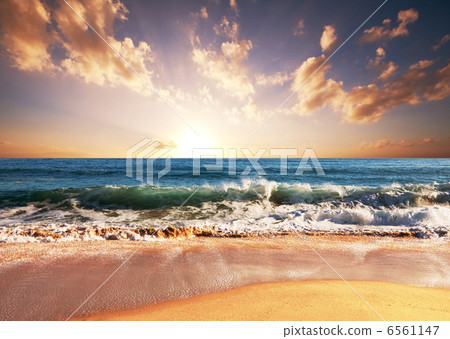 Sea sunset 6561147