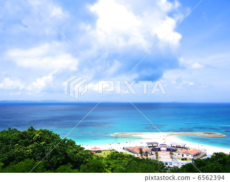 Okinawa's beach diorama style 6562394