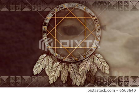 Wolf and Dream Catcher 6563640