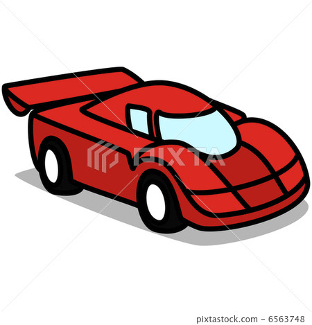 簡單插圖“汽車49超級跑車” 6563748