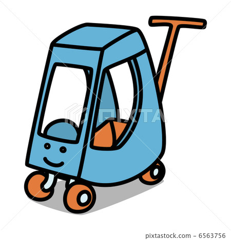 Simple illustration "Car 60 Hand Truck" 6563756