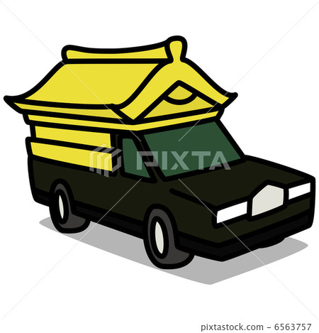 Simple illustration "Car 21 Hearse" 6563757