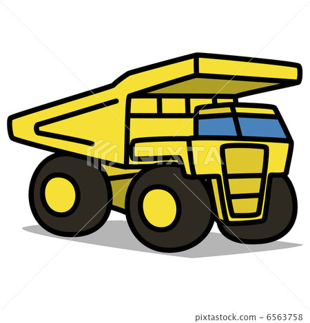 Simple illustration "Car 41 Super Large Dump Truck" 6563758