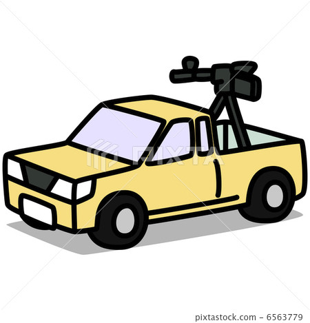 簡單的插圖“汽車50戰車” 6563779