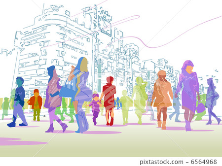 Pedestrian heaven · Silhouette 6564968