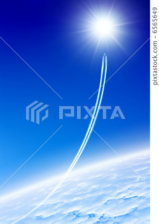 Jet in sky 6565649