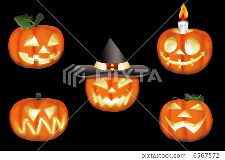 Halloween pumpkin (background black) Halloween pumpkin (background black) 6567572