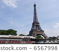 Eiffel Tower and Cruise Ship 6567998