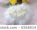 Wedding ring and ring pillow 6568814