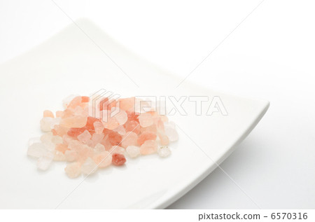 Rock salt western plate white back 6570316