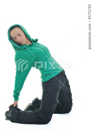 woman fitness isolated woman fitness isolated 6572295