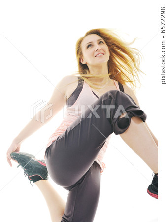 woman fitness isolated woman fitness isolated 6572298