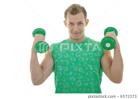man fitness isolated man fitness isolated 6572373