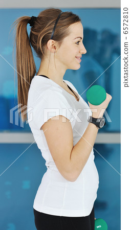 woman fitness workout with weights woman fitness workout with weights 6572810