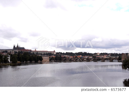 The Moldau River in Prague The Moldau River in Prague 6573677
