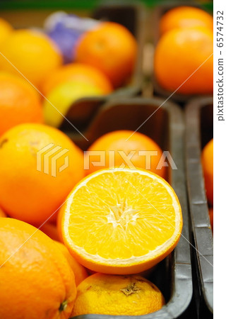 fresh oranges in supermarket fresh oranges in supermarket 6574732