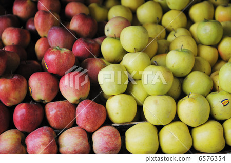 fresh fruits and vegetables at market 6576354