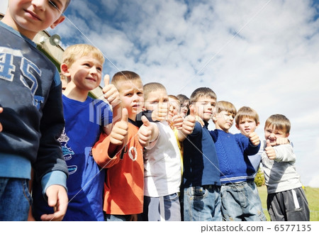 preschool kids outdoor have fun 6577135