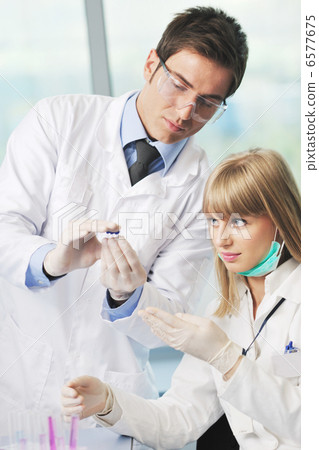science people in bright lab science people in bright lab 6577675