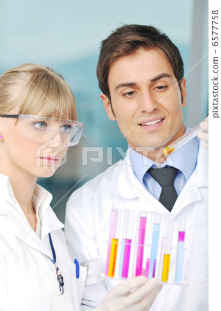 science people in bright lab science people in bright lab 6577758