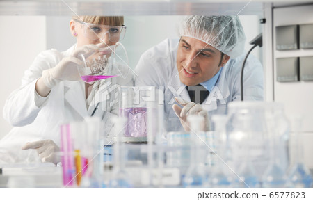 science people in bright lab science people in bright lab 6577823