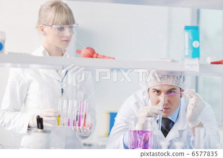 science people in bright lab science people in bright lab 6577835