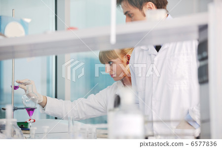 science people in bright lab science people in bright lab 6577836