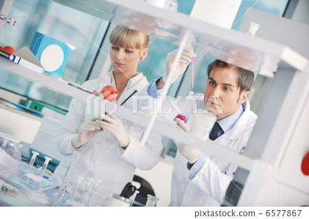 science people in bright lab science people in bright lab 6577867